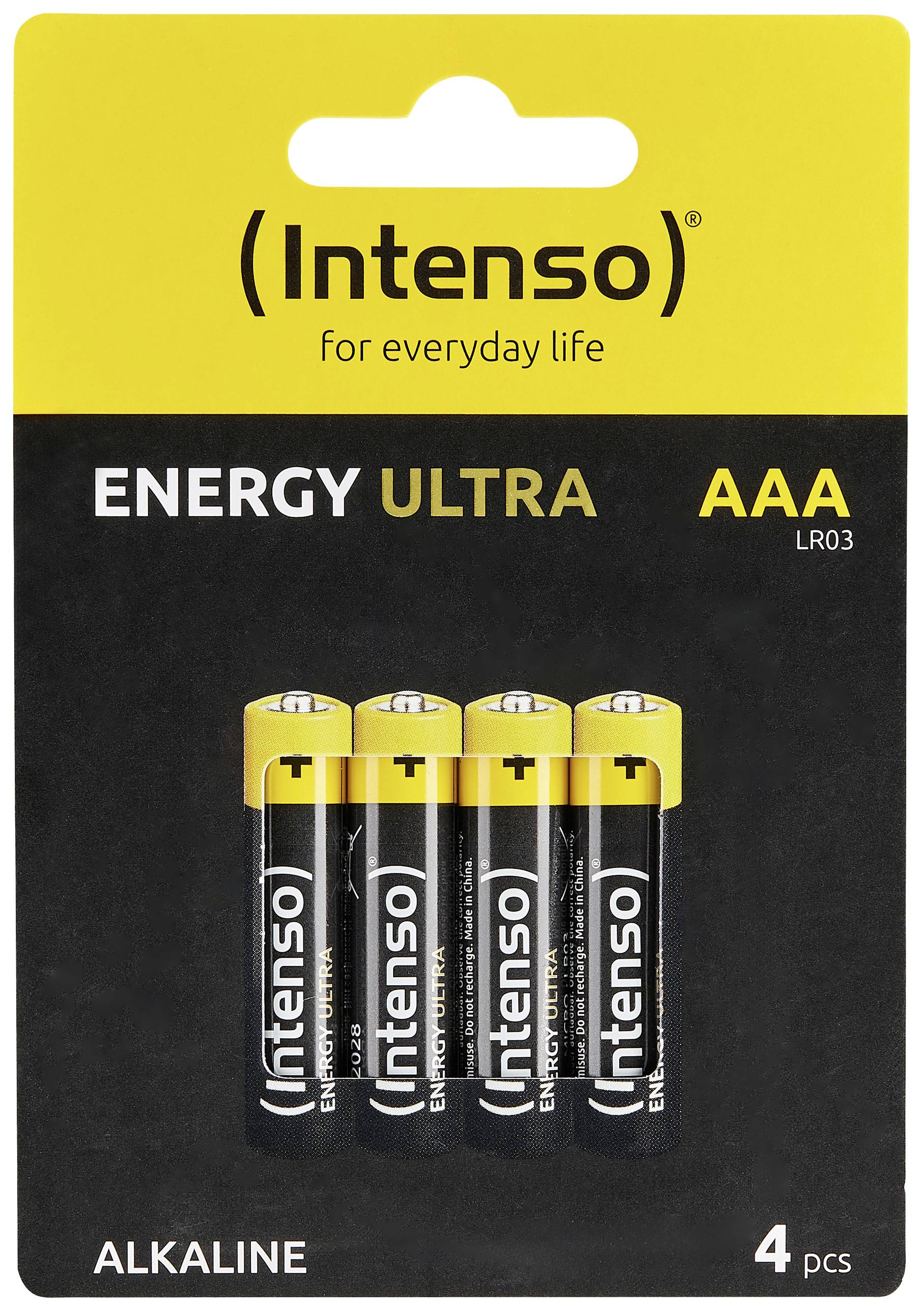 Intenso 7501414 Micro (AAA)-Batterie Alkali-Mangan 1250 mAh 1.5V 4St.
