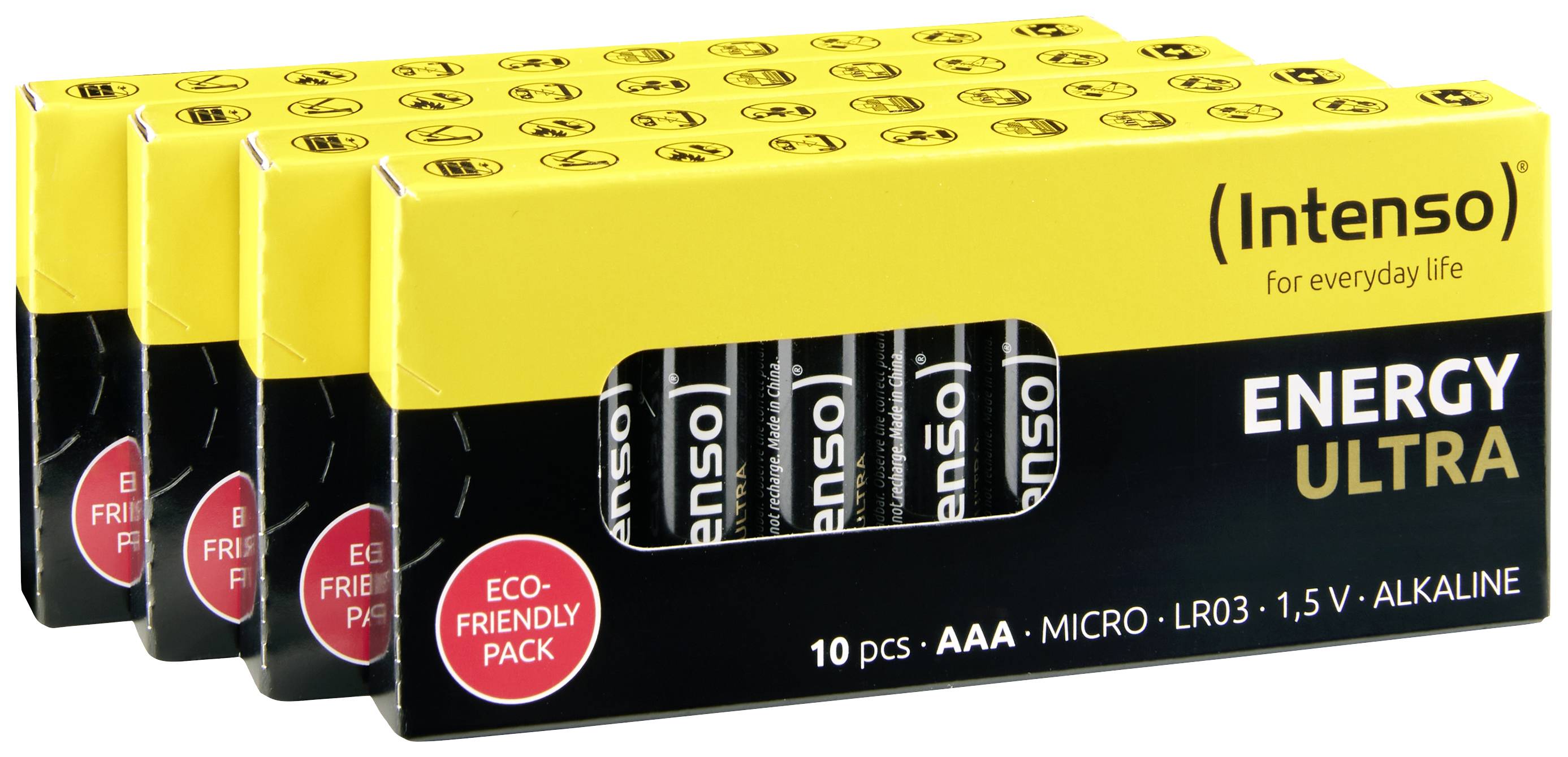 Intenso 7501510 Micro (AAA)-Batterie Alkali-Mangan 1250 mAh 1.5V 40St.