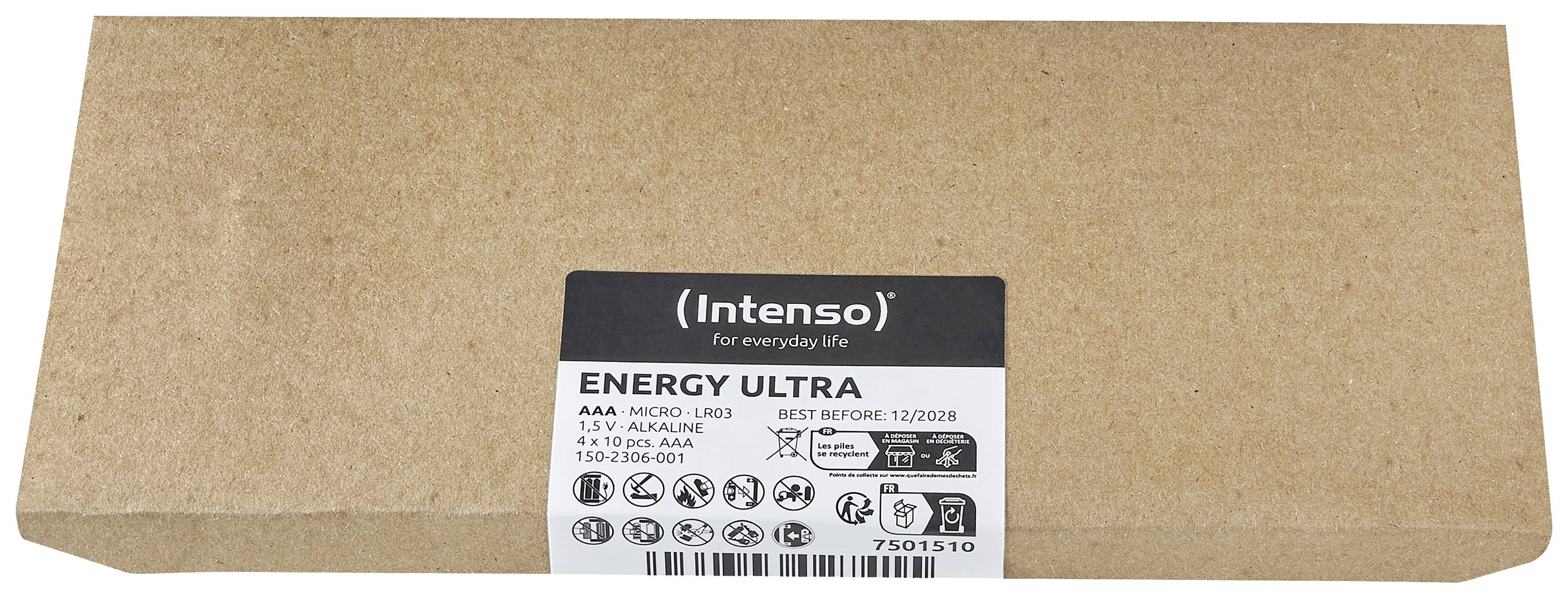 Intenso 7501510 Micro (AAA)-Batterie Alkali-Mangan 1250 mAh 1.5V 40St.