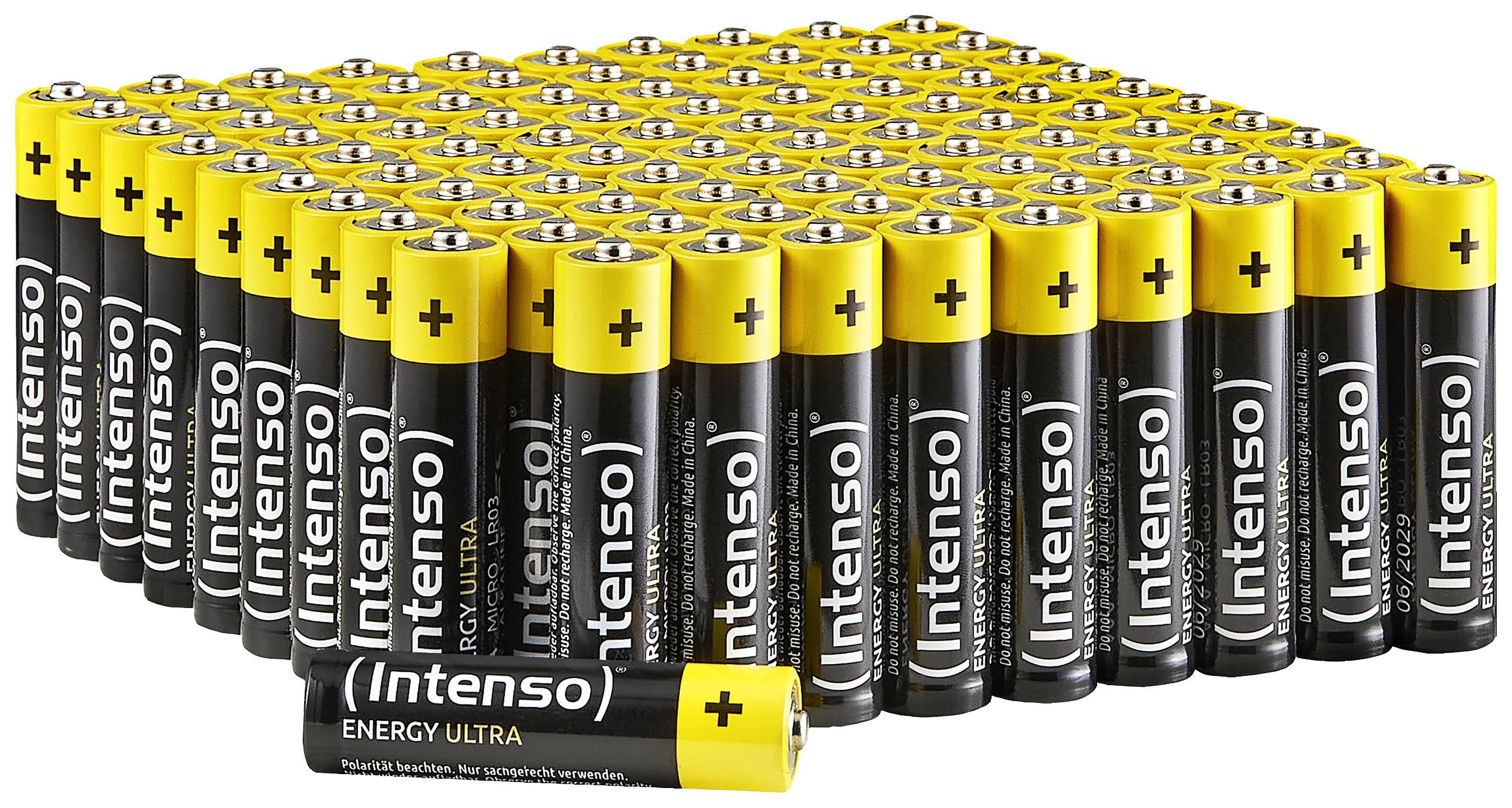 Intenso 7501511 Micro (AAA)-Batterie Alkali-Mangan 1250 mAh 1.5V 100St.