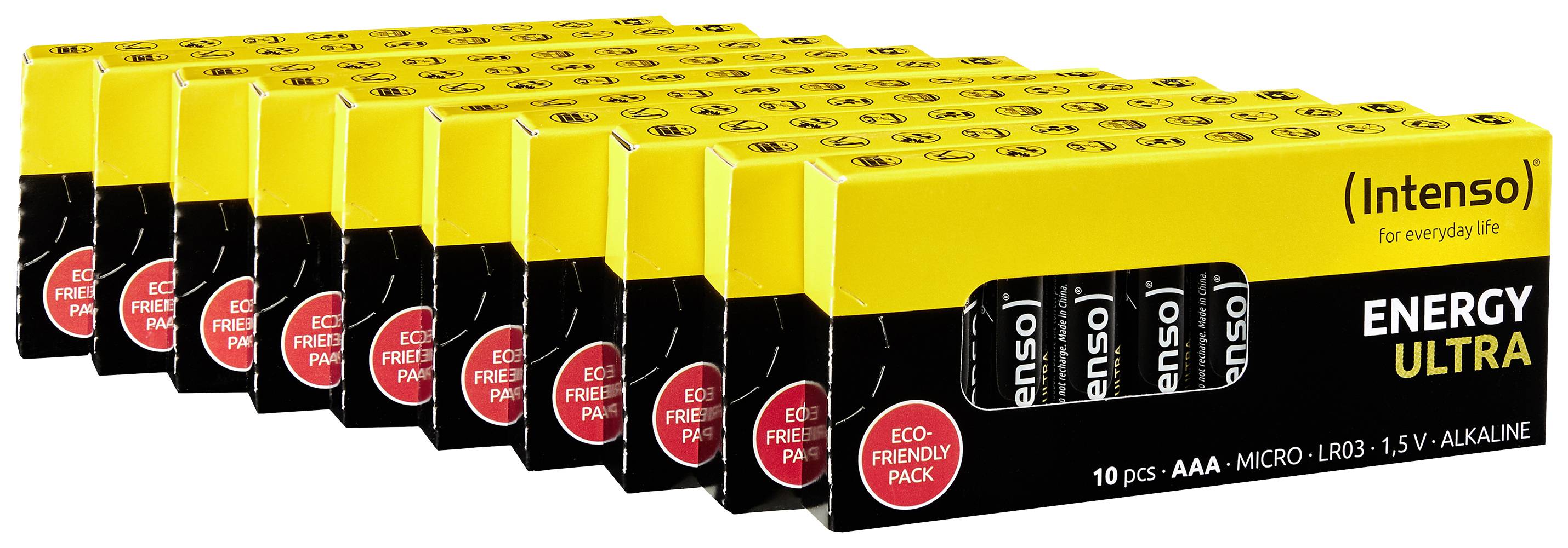 Intenso 7501511 Micro (AAA)-Batterie Alkali-Mangan 1250 mAh 1.5V 100St.