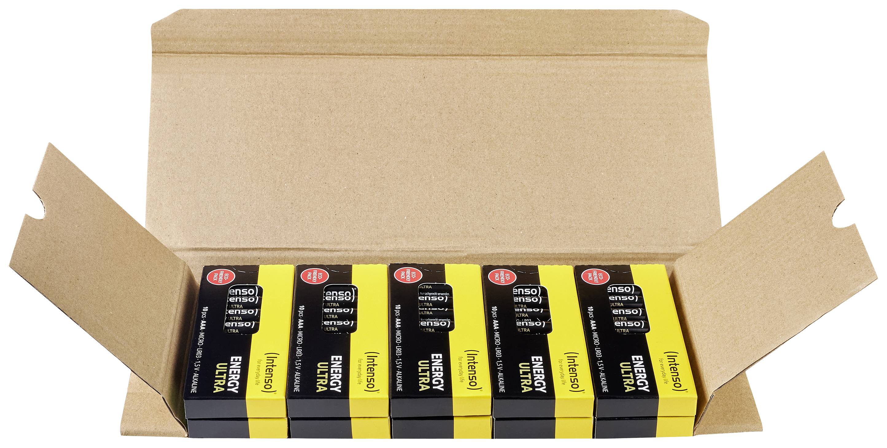 Intenso 7501511 Micro (AAA)-Batterie Alkali-Mangan 1250 mAh 1.5V 100St.