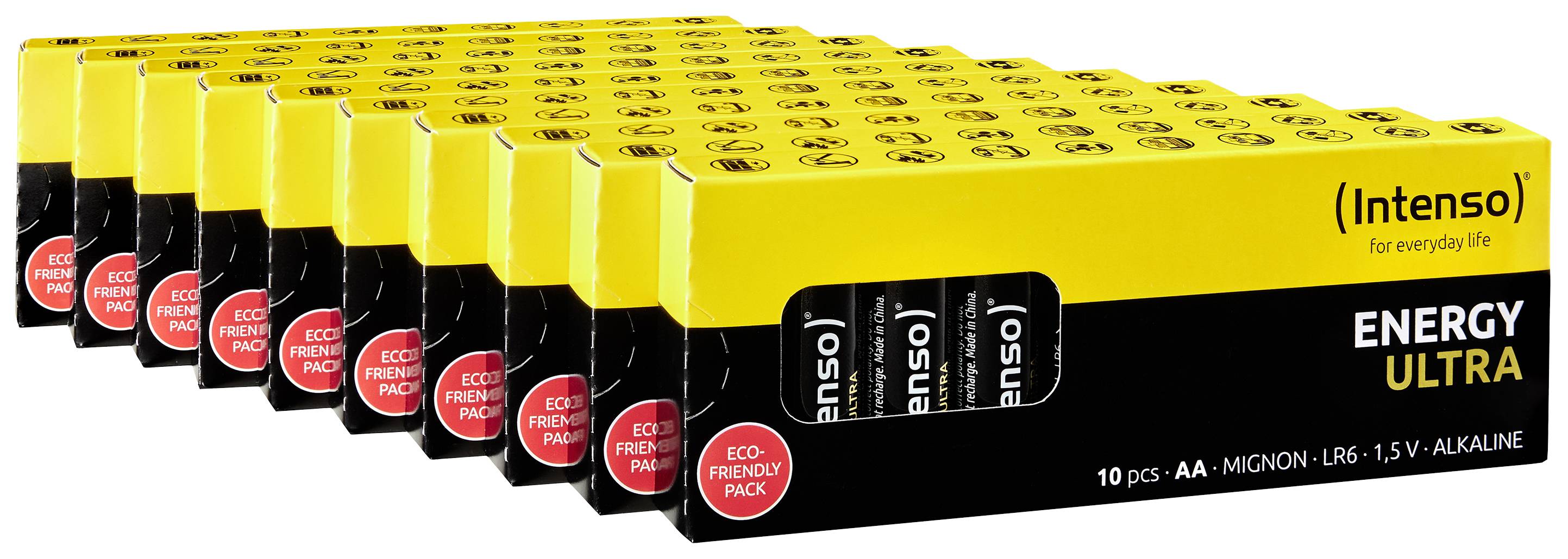 Intenso 7501521 Mignon (AA)-Batterie Alkali-Mangan 2600 mAh 1.5V 100St.