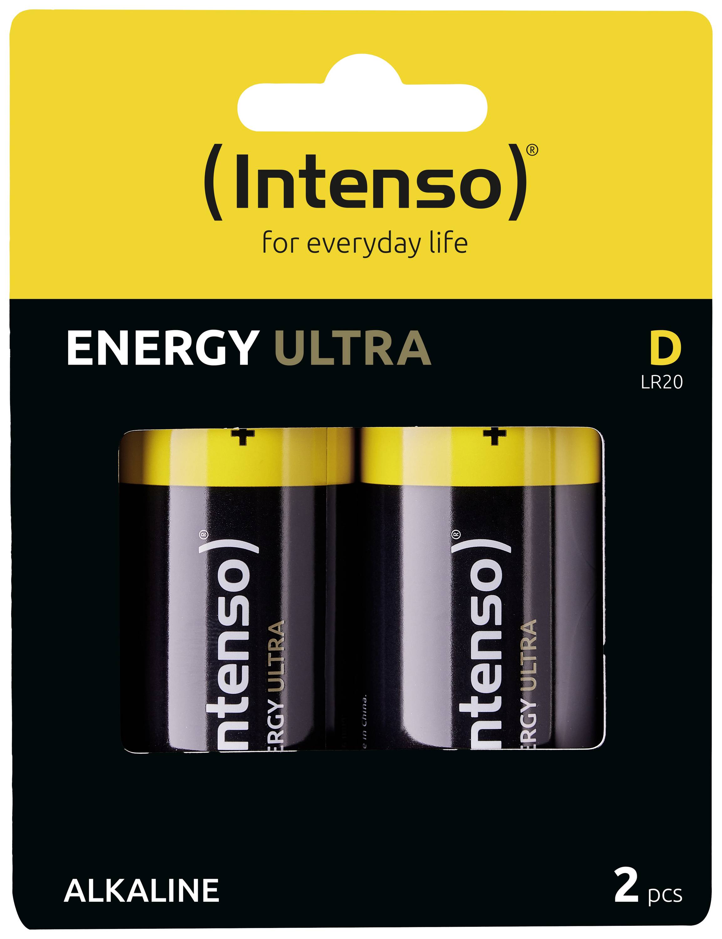 Intenso 7501442 Mono (D)-Batterie Alkali-Mangan 12000 mAh 1.5V 2St.