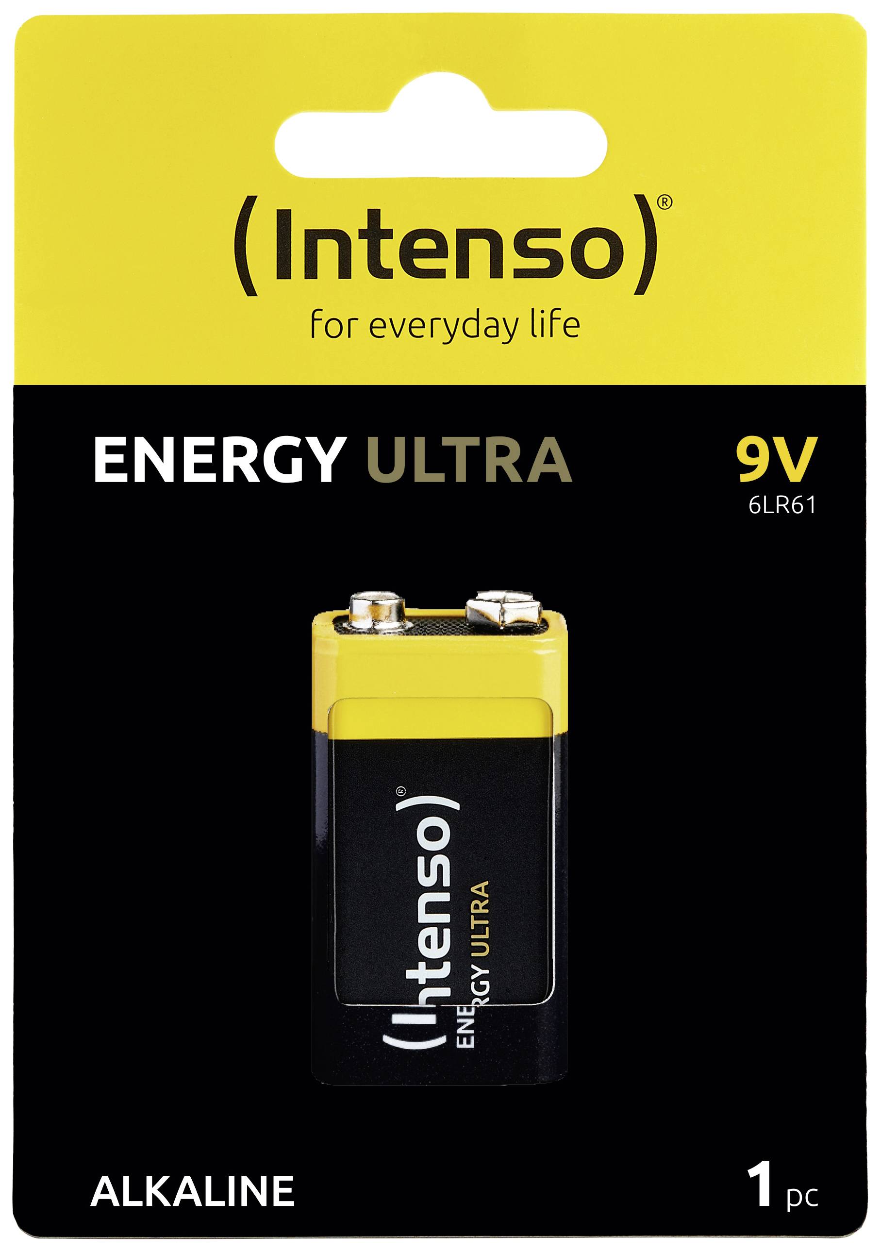 Intenso 7501451 9V Block-Batterie Alkali-Mangan 560 mAh 9V 1St.
