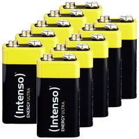 Intenso 7501451MP 9 V Block-Batterie Alkali-Mangan 560 mAh 9 V 10 St. Intenso 7501451MP 9 V Block-Batterie Alkali-Mangan 560 mAh 9 V 10 St.