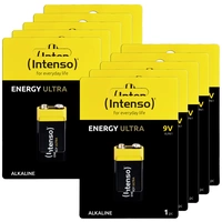 Intenso 7501451MP 9 V Block-Batterie Alkali-Mangan 560 mAh 9 V 10 St. Intenso 7501451MP 9 V Block-Batterie Alkali-Mangan 560 mAh 9 V 10 St.