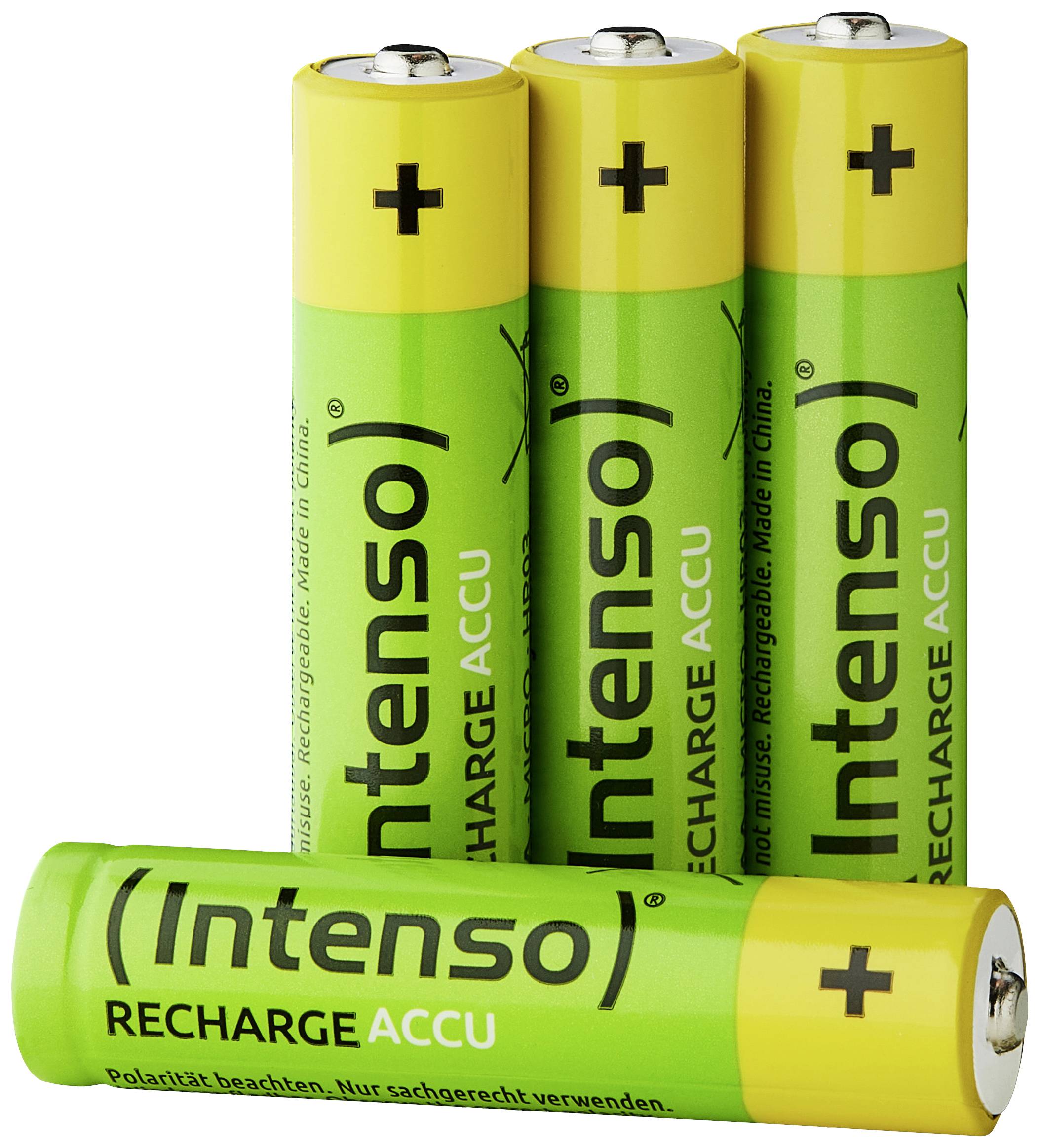 Intenso 7505214 Micro (AAA)-Akku NiMH 1000 mAh 1.2 V 4 St.
