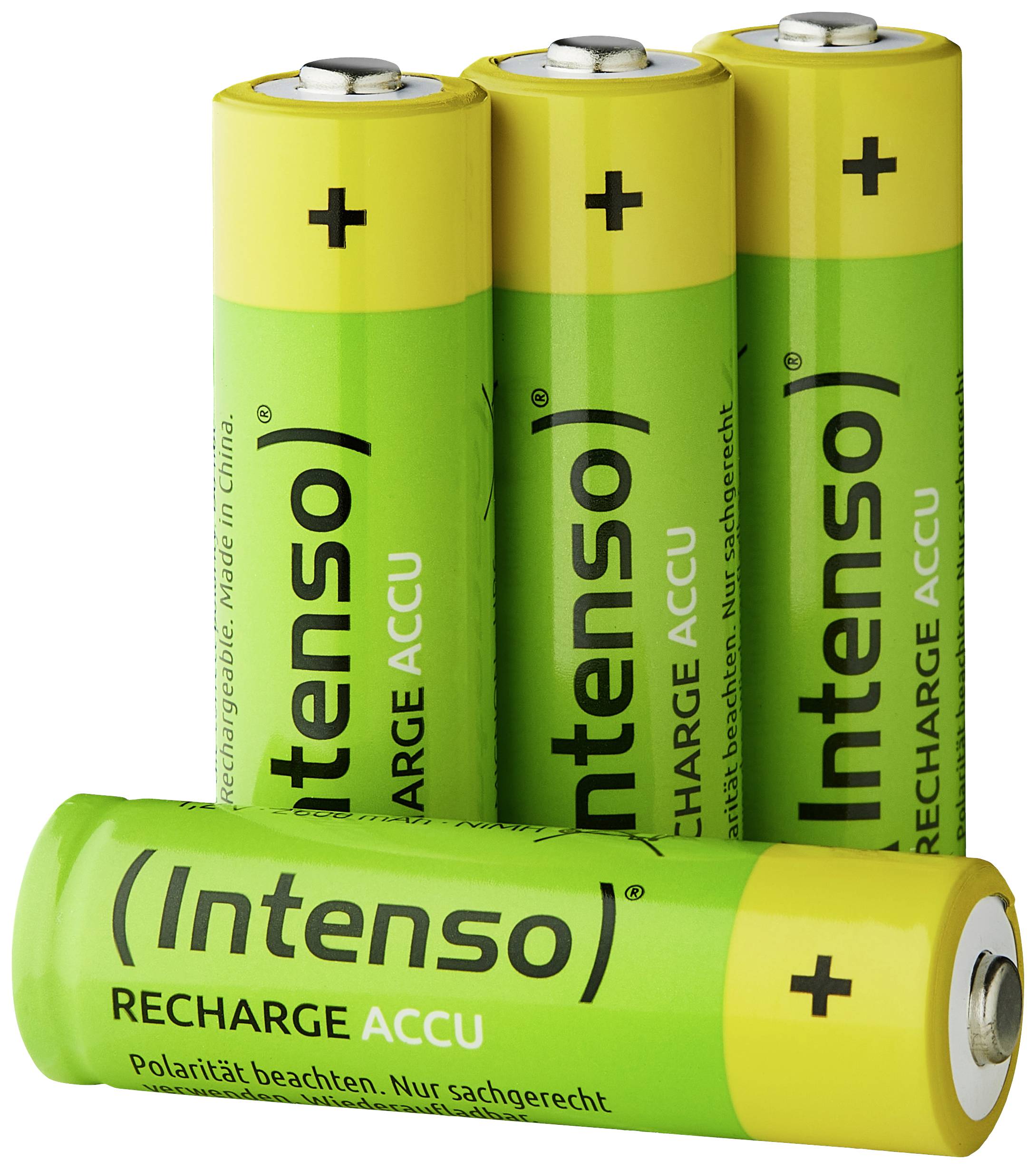 Intenso 7505524 Mignon (AA)-Akku NiMH 2100 mAh 1.2 V 4 St.