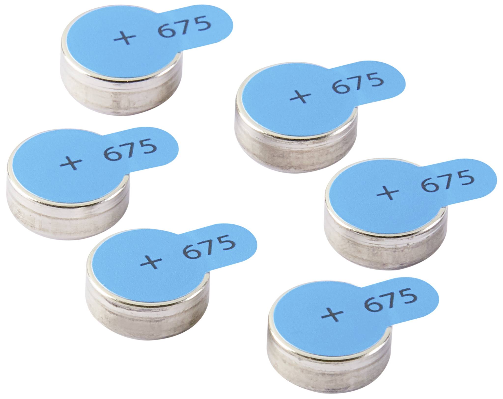 Intenso Hörgerätebatterie PR44-675 1.45V 6 St. 540 mAh Zink-Luft 7504446