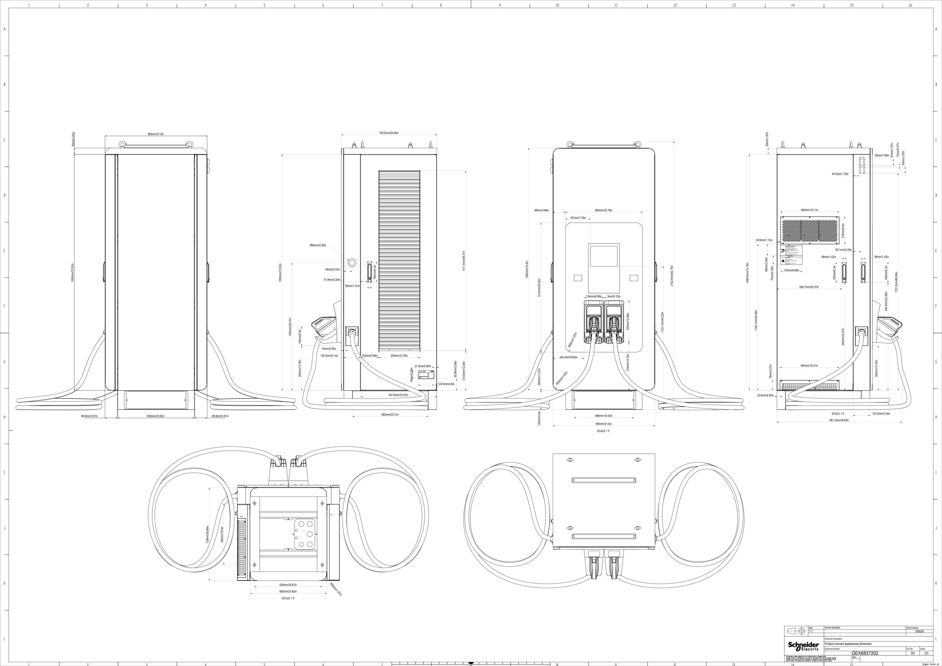 Schneider Electric Ladestation 150kW