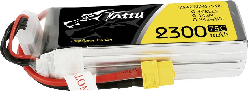 Tattu Modellbau-Akkupack (LiPo) 14.8 V 2300 mAh Zellen-Zahl: 4 75 C Block XT60