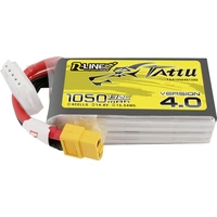 Tattu Modellbau-Akkupack (LiPo) 14.8V 1050 mAh Zellen-Zahl: 4 130 C Block XT60 Tattu Modellbau-Akkupack (LiPo) 14.8V 1050 mAh Zellen-Zahl: 4 130 C Block XT60