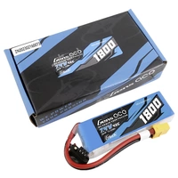 Gens ace Modellbau-Akkupack (LiPo) 7.4V 1800 mAh Zellen-Zahl: 2 45 C Block XT60 Gens ace Modellbau-Akkupack (LiPo) 7.4V 1800 mAh Zellen-Zahl: 2 45 C Block XT60