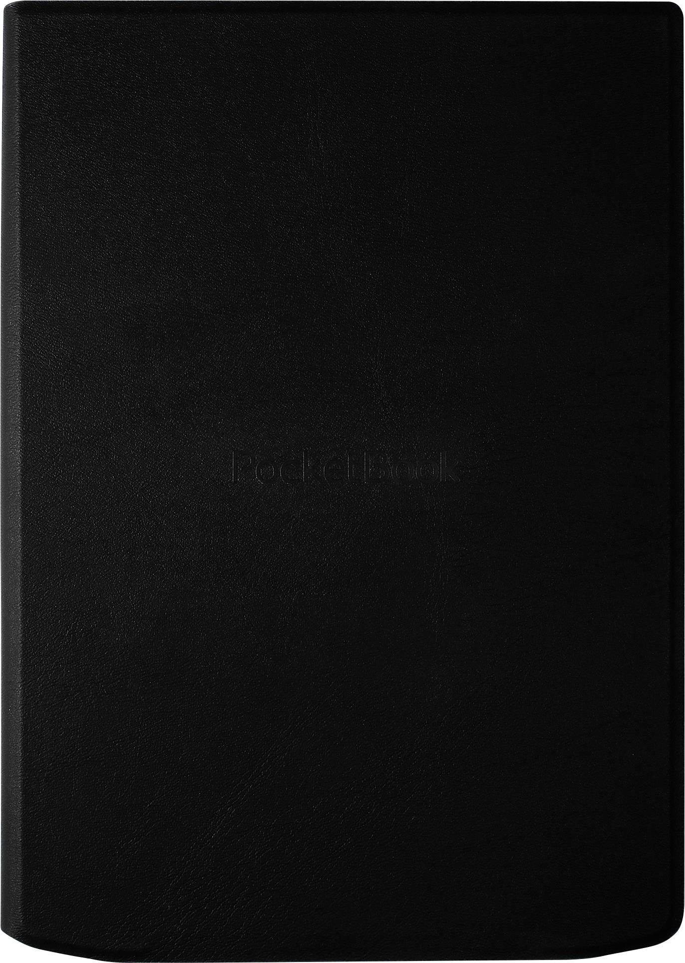 Ein schlichtes schwarzes Notizbuch mit einem Einband ohne sichtbare Details oder Logos.