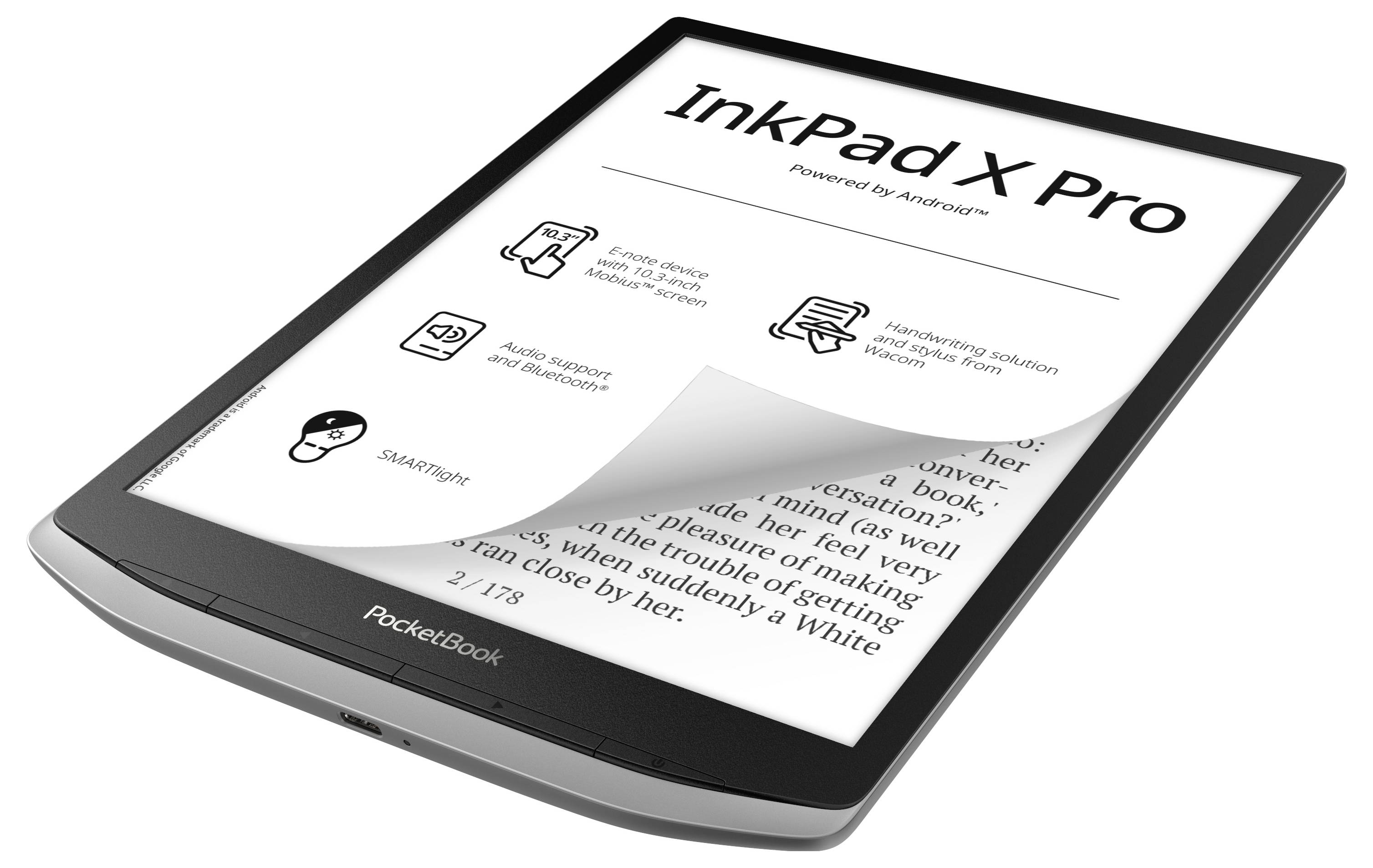 PocketBook InkPad X Pro eBook-Reader 26.2cm (10.3 Zoll) Grau