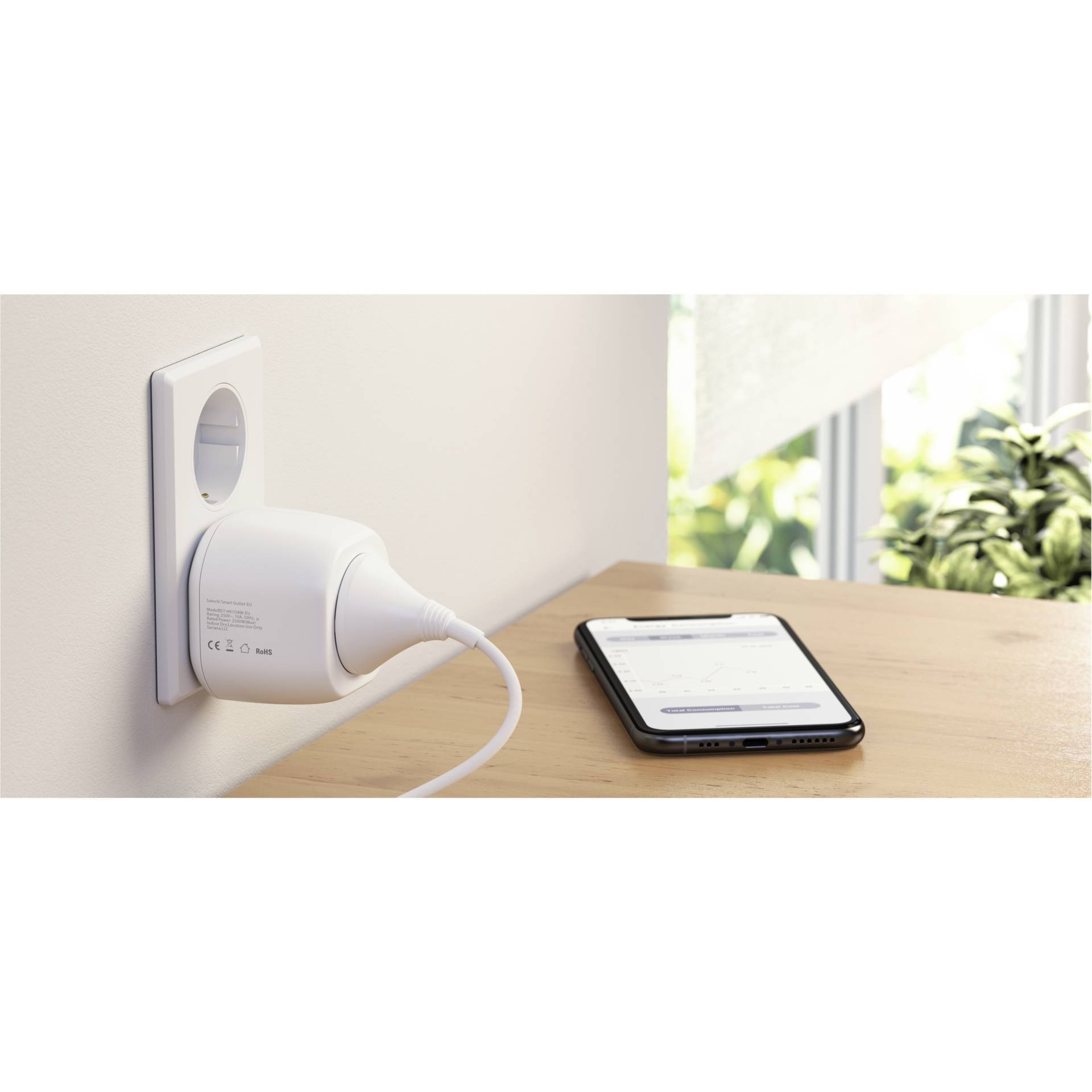 Satechi Smart Outlet EU ST-HK1OAW-EU Steckdose