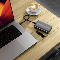 Satechi ST-EU4NPM M.2 SSD-Gehäuse USB-C® (USB4®) 40 GBit/s M.2 PCIe NVMe 2242, 2260, 2280 ST-EU4NPM Satechi ST-EU4NPM M.2 SSD-Gehäuse USB-C® (USB4®) 40 GBit/s M.2 PCIe NVMe 2242, 2260, 2280 ST-EU4NPM