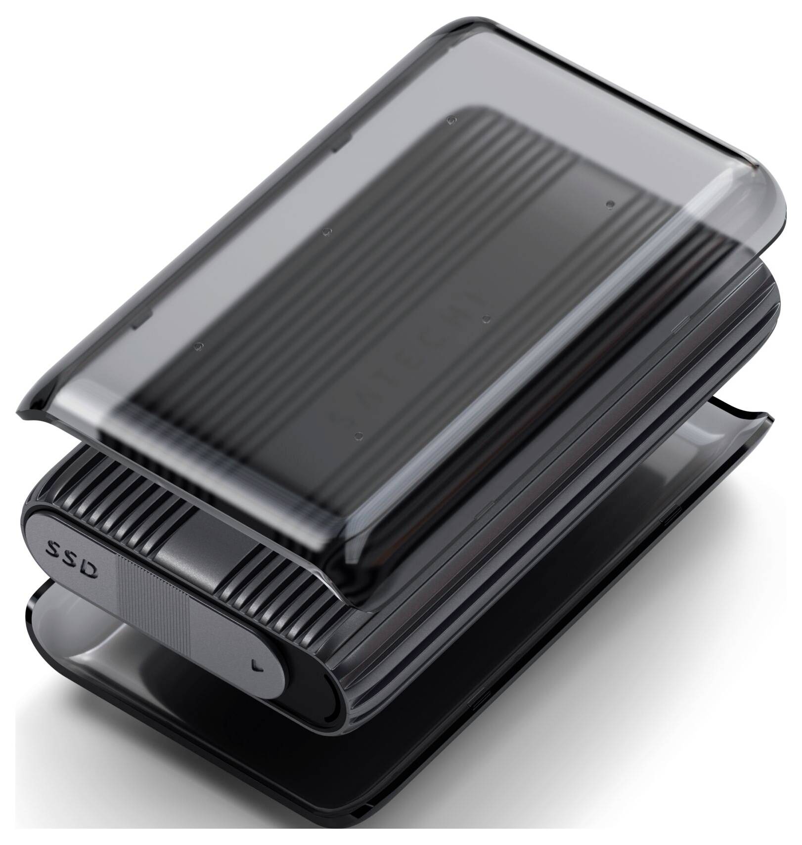 Satechi ST-EU4NPM M.2 SSD-Gehäuse USB-C® (USB4®) 40 GBit/s M.2 PCIe NVMe 2242, 2260, 2280 ST-EU4NPM