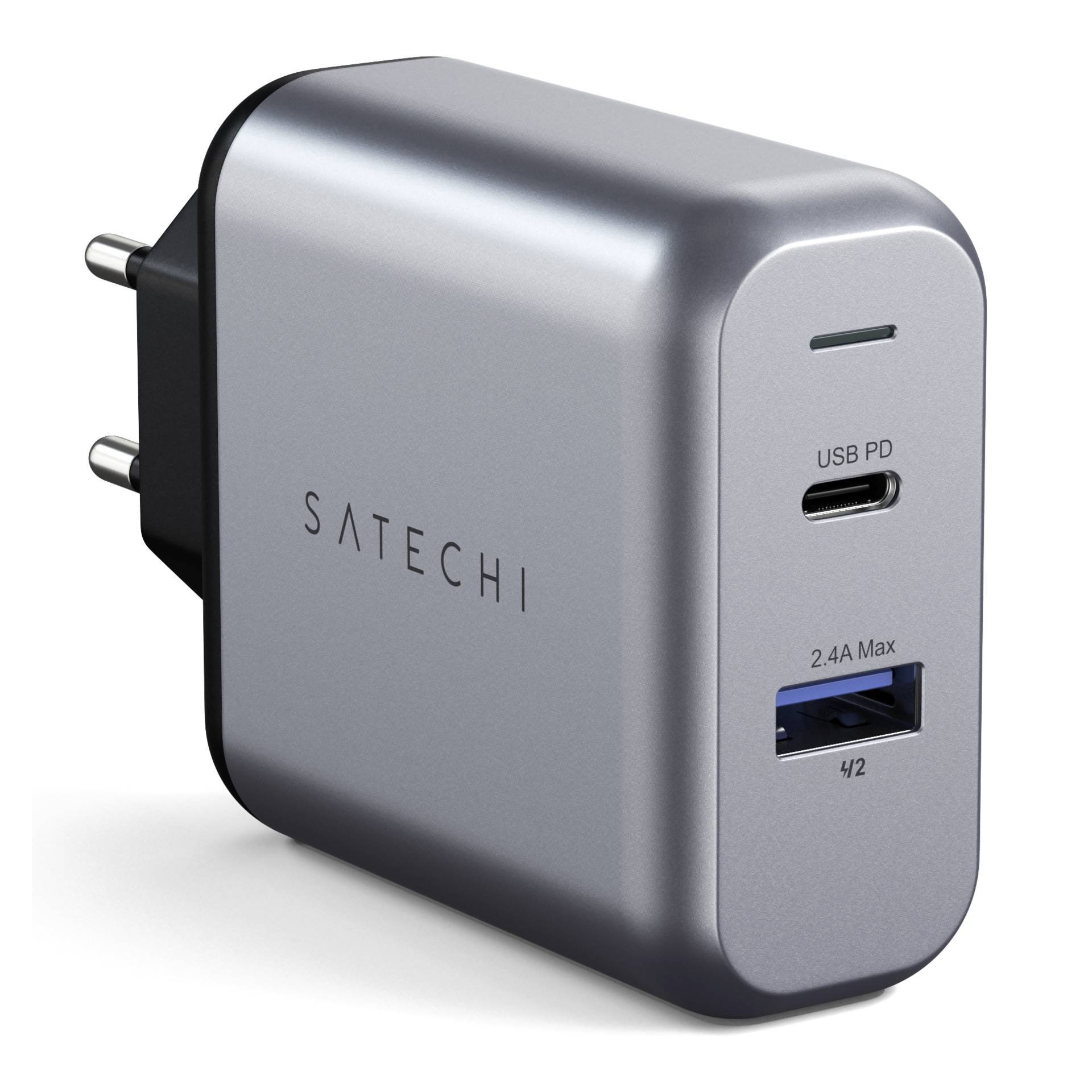 Satechi ST-MCCAM-EU USB Ladegerät 30W 1x USB-A, 1x USB-C® USB PD Anthrazit