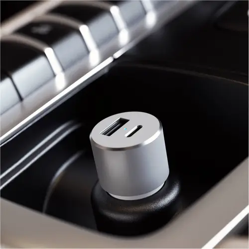 Satechi ST-TCPDCCS Ladeadapter 72W 1x USB-A, 1x USB-C® Silber Innenbereich Satechi ST-TCPDCCS Ladeadapter 72W 1x USB-A, 1x USB-C® Silber Innenbereich
