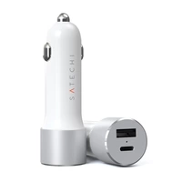 Satechi ST-TCPDCCS Ladeadapter 72W 1x USB-A, 1x USB-C® Silber Innenbereich Satechi ST-TCPDCCS Ladeadapter 72W 1x USB-A, 1x USB-C® Silber Innenbereich