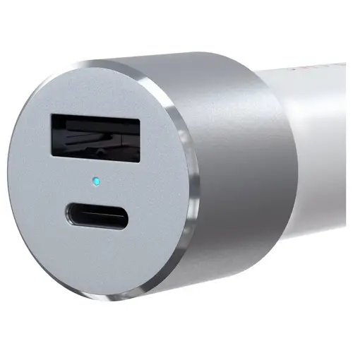 Satechi ST-TCPDCCS Ladeadapter 72W 1x USB-A, 1x USB-C® Silber Innenbereich Satechi ST-TCPDCCS Ladeadapter 72W 1x USB-A, 1x USB-C® Silber Innenbereich