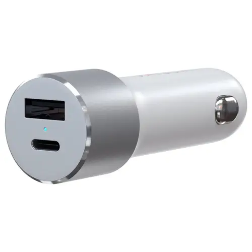 Satechi ST-TCPDCCS Ladeadapter 72W 1x USB-A, 1x USB-C® Silber Innenbereich Satechi ST-TCPDCCS Ladeadapter 72W 1x USB-A, 1x USB-C® Silber Innenbereich