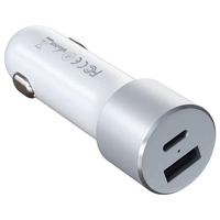 Satechi ST-TCPDCCS Ladeadapter 72W 1x USB-A, 1x USB-C® Silber Innenbereich Satechi ST-TCPDCCS Ladeadapter 72W 1x USB-A, 1x USB-C® Silber Innenbereich