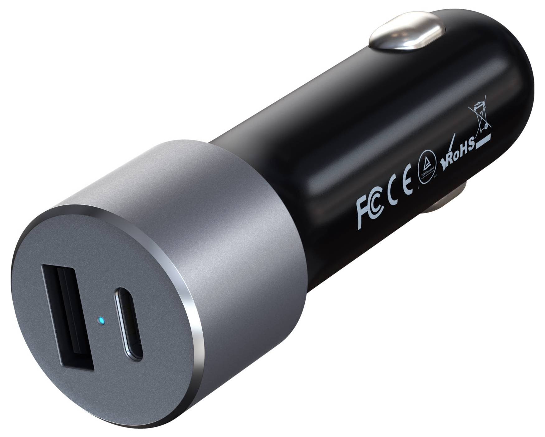 Satechi ST-TCPDCCM Ladeadapter 72W 1x USB-A, 1x USB-C® Anthrazit Innenbereich