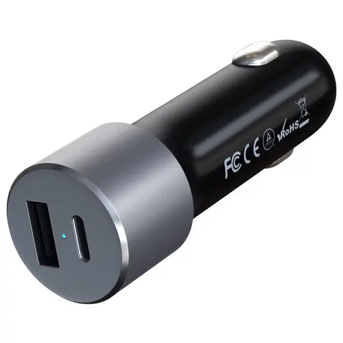 Satechi ST-TCPDCCM Ladeadapter 72W 1x USB-A, 1x USB-C® Anthrazit Innenbereich Satechi ST-TCPDCCM Ladeadapter 72W 1x USB-A, 1x USB-C® Anthrazit Innenbereich