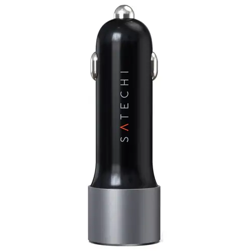 Satechi ST-TCPDCCM Ladeadapter 72W 1x USB-A, 1x USB-C® Anthrazit Innenbereich Satechi ST-TCPDCCM Ladeadapter 72W 1x USB-A, 1x USB-C® Anthrazit Innenbereich