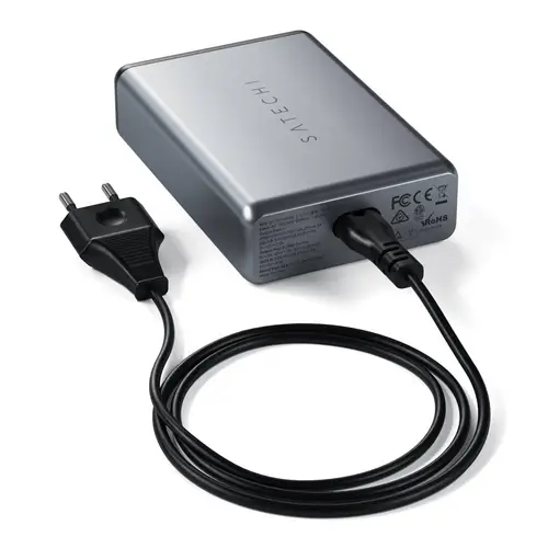 Satechi ST-TC108WM USB Ladegerät 108W 2x USB-A, 2x USB-C® USB PD Anthrazit Innenbereich Satechi ST-TC108WM USB Ladegerät 108W 2x USB-A, 2x USB-C® USB PD Anthrazit Innenbereich