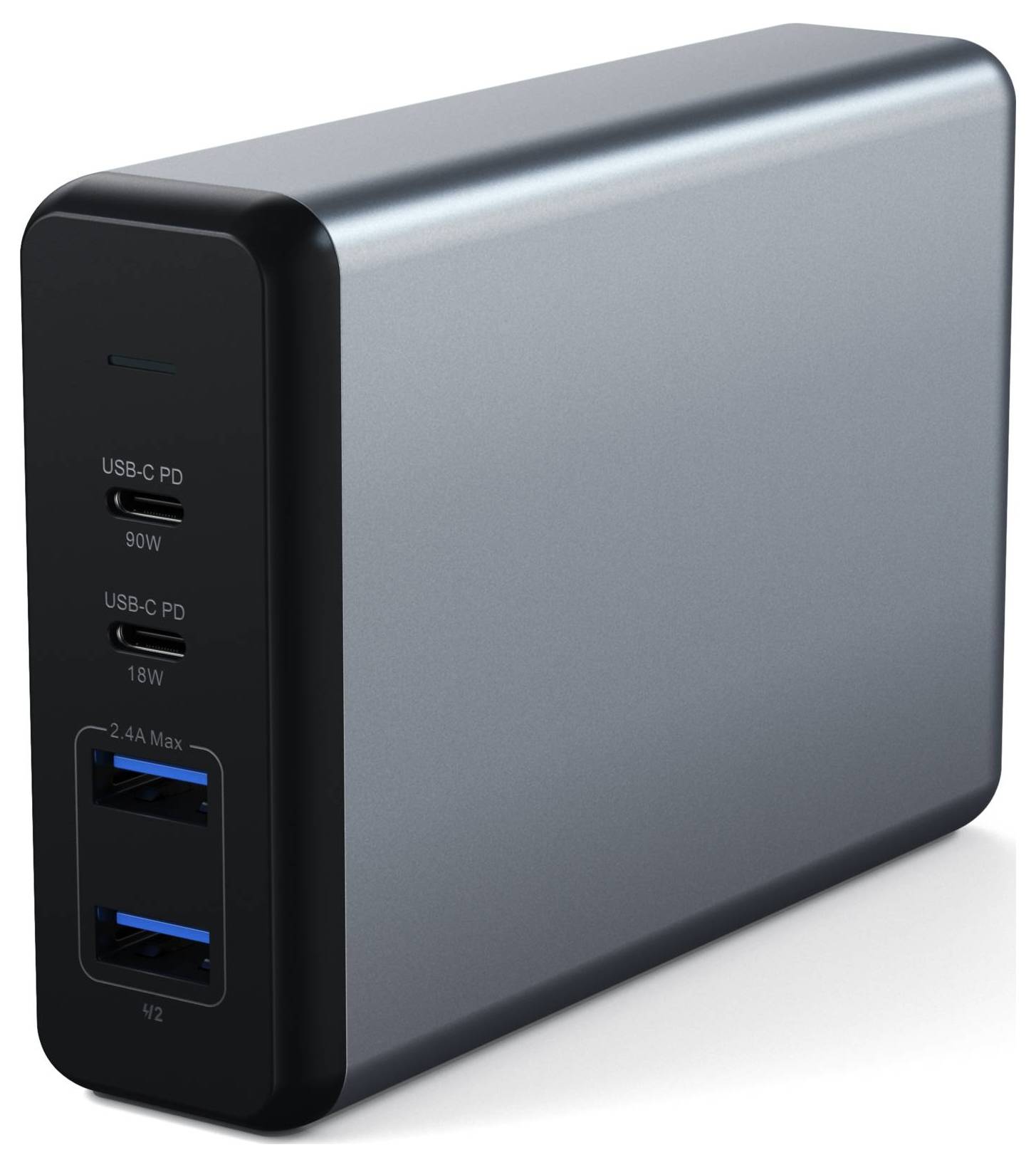 Satechi ST-TC108WM USB Ladegerät 108W 2x USB-A, 2x USB-C® USB PD Anthrazit Innenbereich