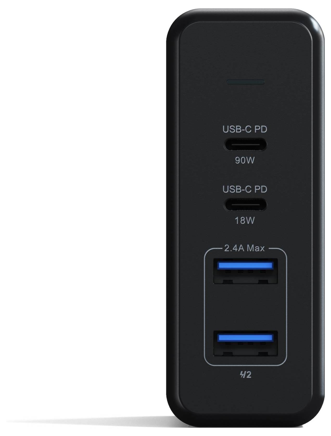 Satechi ST-TC108WM USB Ladegerät 108W 2x USB-A, 2x USB-C® USB PD Anthrazit Innenbereich