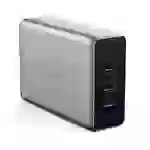 Satechi ST-TC100GM-EU USB Ladegerät 100W 1x USB-A, 2x USB-C® USB PD Schwarz, Grau Innenbereich Satechi ST-TC100GM-EU USB Ladegerät 100W 1x USB-A, 2x USB-C® USB PD Schwarz, Grau Innenbereich