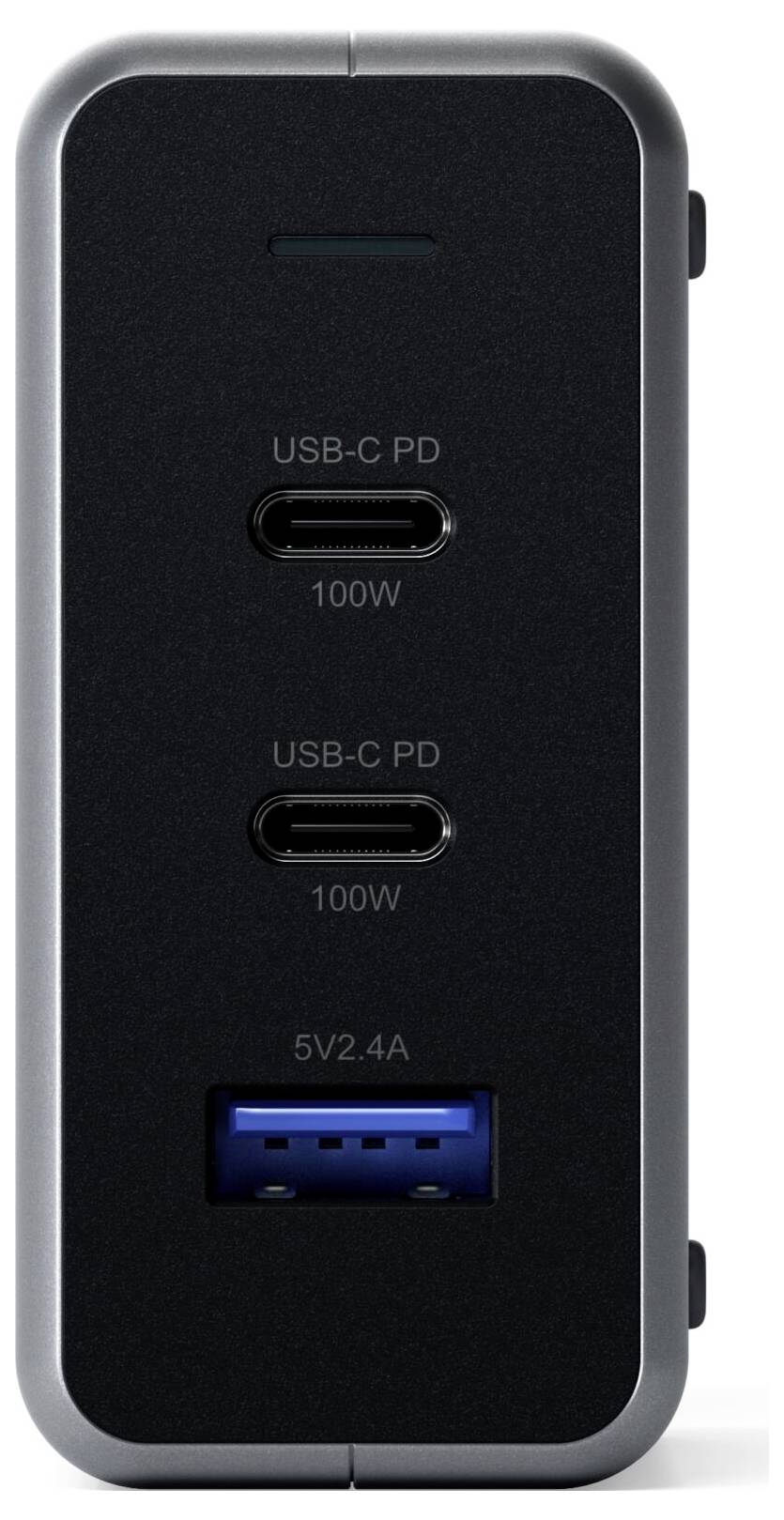 Satechi ST-TC100GM-EU USB Ladegerät 100W 1x USB-A, 2x USB-C® USB PD Schwarz, Grau Innenbereich