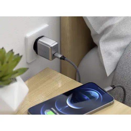 Satechi ST-UC20WCM-EU USB Ladegerät 20W 1x USB-C® Silber Innenbereich Satechi ST-UC20WCM-EU USB Ladegerät 20W 1x USB-C® Silber Innenbereich