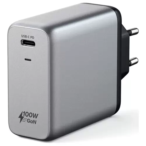 Satechi ST-UC100WSM-EU USB Ladegerät 100W 1x USB-C® Anthrazit Innenbereich Satechi ST-UC100WSM-EU USB Ladegerät 100W 1x USB-C® Anthrazit Innenbereich