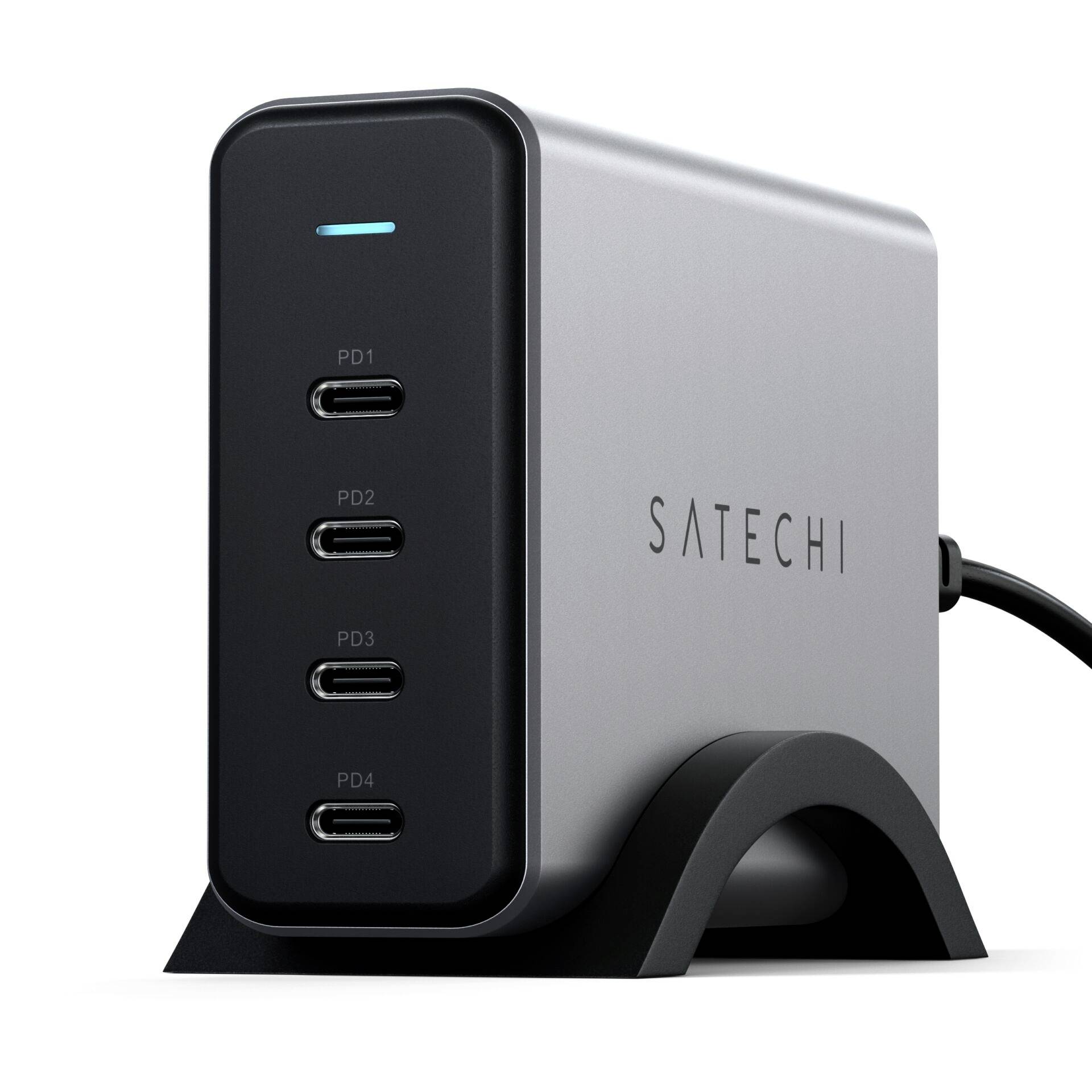 Satechi ST-UC165GM-EU USB Ladegerät 165W 4x USB-C® USB PD Anthrazit Innenbereich