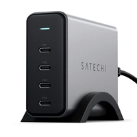 Satechi ST-UC165GM-EU USB Ladegerät 165W 4x USB-C® USB PD Anthrazit Innenbereich Satechi ST-UC165GM-EU USB Ladegerät 165W 4x USB-C® USB PD Anthrazit Innenbereich