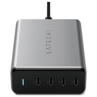 Satechi ST-UC165GM-EU USB Ladegerät 165W 4x USB-C® USB PD Anthrazit Innenbereich Satechi ST-UC165GM-EU USB Ladegerät 165W 4x USB-C® USB PD Anthrazit Innenbereich