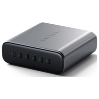 Satechi ST-C200GM-EU USB Ladegerät 200 W 6x USB-C® USB PD 3.1 Grau Innenbereich Satechi ST-C200GM-EU USB Ladegerät 200 W 6x USB-C® USB PD 3.1 Grau Innenbereich