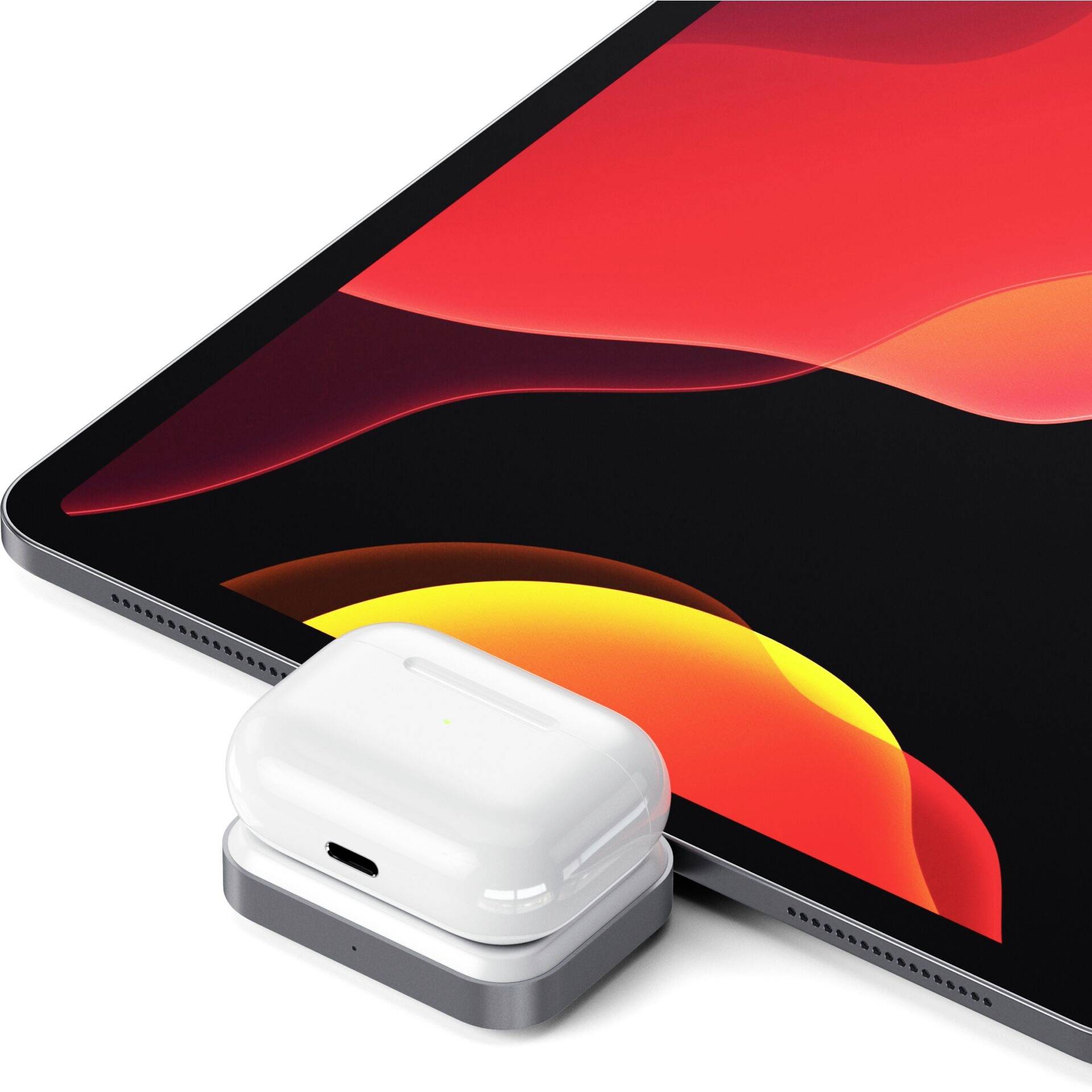 Satechi Induktions-Ladeadapter ST-UC2WCDM ST-UC2WCDM Weiß, Silber