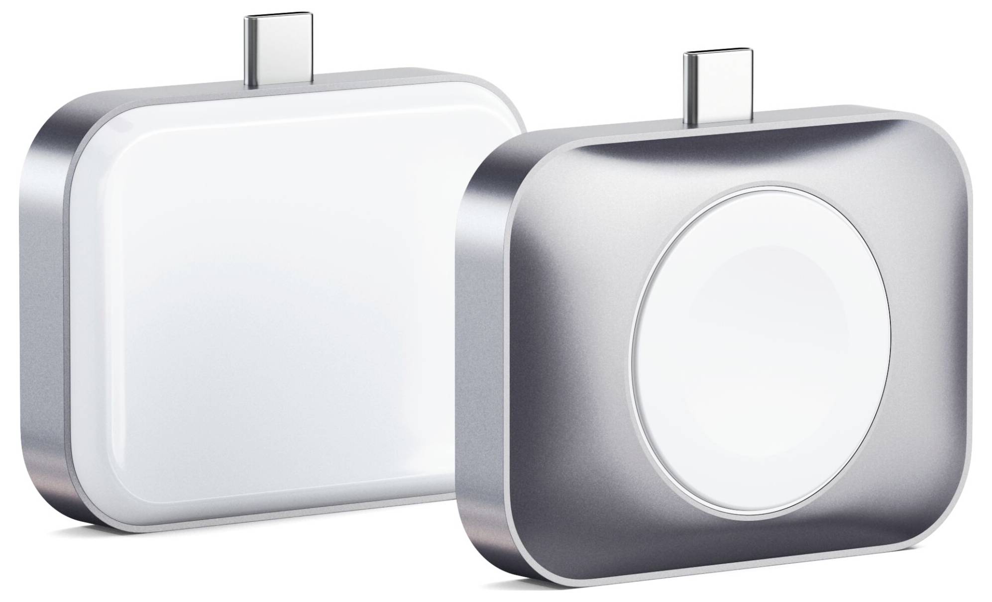 Satechi Induktions-Ladeadapter ST-UC2WCDM ST-UC2WCDM Weiß, Silber