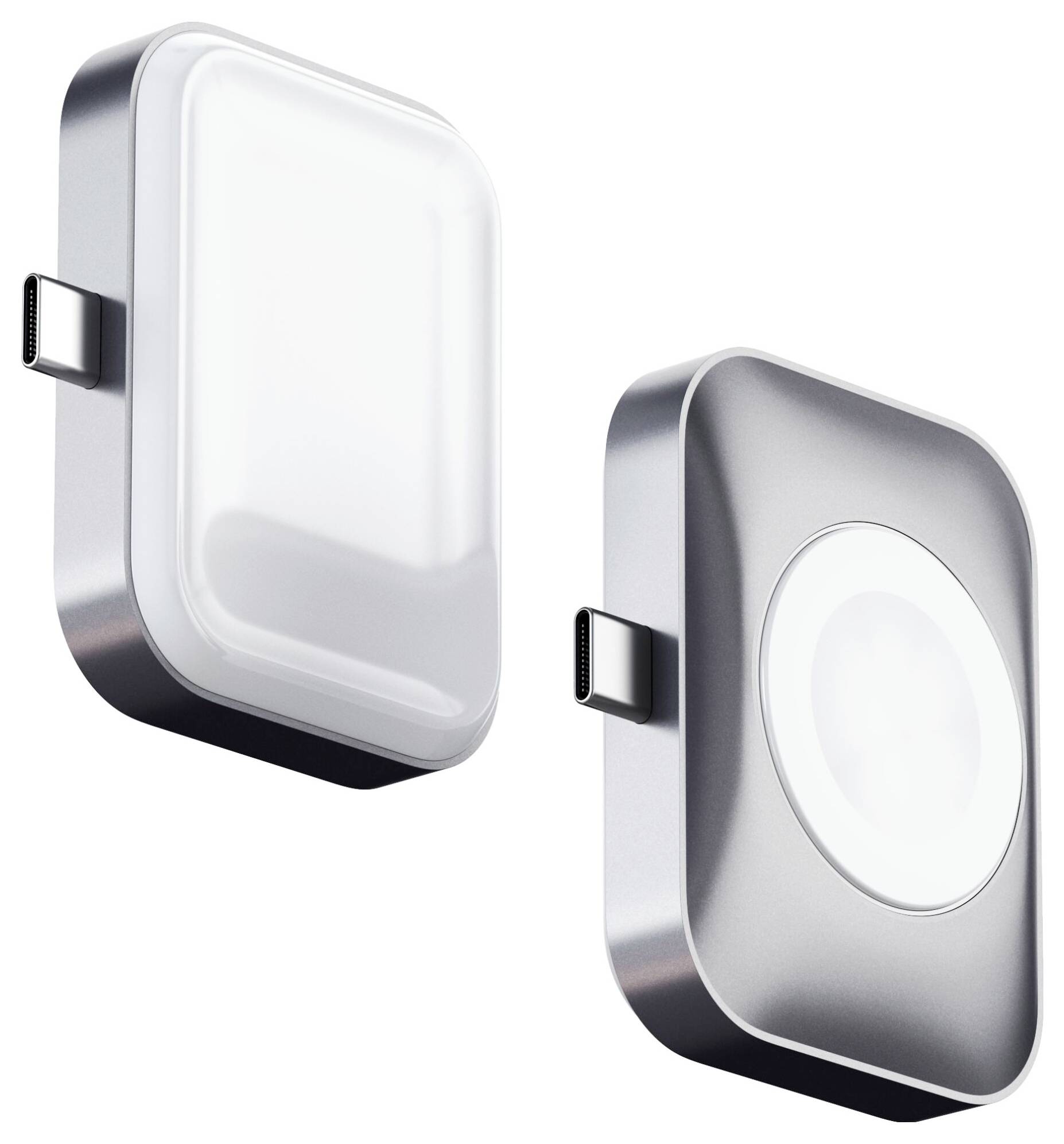 Satechi Induktions-Ladeadapter ST-UC2WCDM ST-UC2WCDM Weiß, Silber