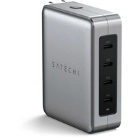 Satechi ST-W145GTM USB Ladegerät 145W 4x USB-C® USB PD Grau Innenbereich Satechi ST-W145GTM USB Ladegerät 145W 4x USB-C® USB PD Grau Innenbereich