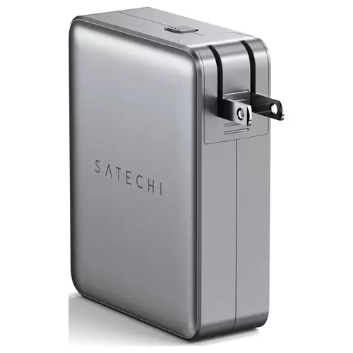 Satechi ST-W145GTM USB Ladegerät 145W 4x USB-C® USB PD Grau Innenbereich Satechi ST-W145GTM USB Ladegerät 145W 4x USB-C® USB PD Grau Innenbereich