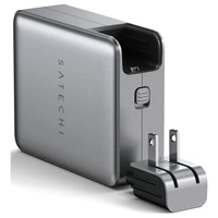 Satechi ST-W145GTM USB Ladegerät 145W 4x USB-C® USB PD Grau Innenbereich Satechi ST-W145GTM USB Ladegerät 145W 4x USB-C® USB PD Grau Innenbereich