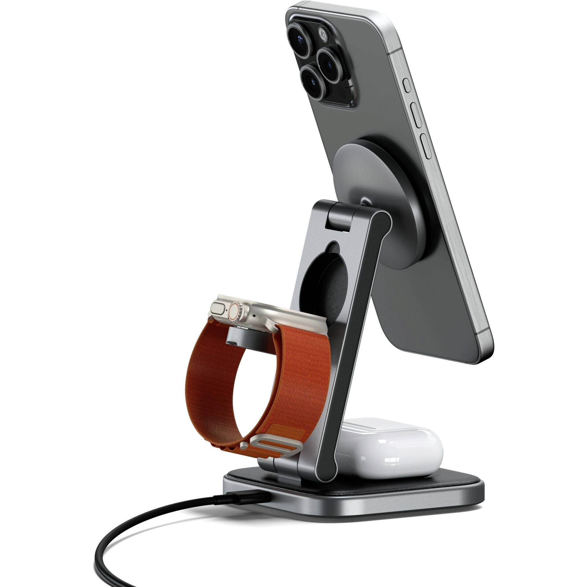 Satechi Induktions-Ladegerät ST-Q31FM-EA ST-Q31FM-EA Anthrazit